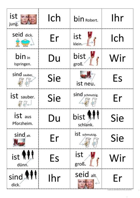 Das Verb Sein Deutsch Lernen Deutsch Deutsch Unterricht
