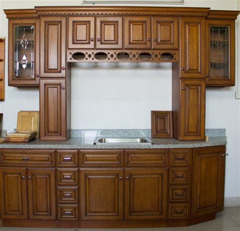 Do you think that your small kitchen has lost its charm? China American Style Walnut Color Kitchen Cabinet (country ...