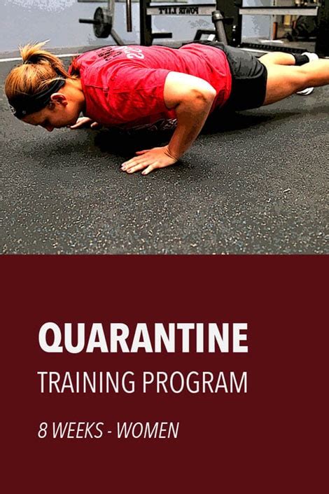 Quarantine Workout Program Women Ruck Science