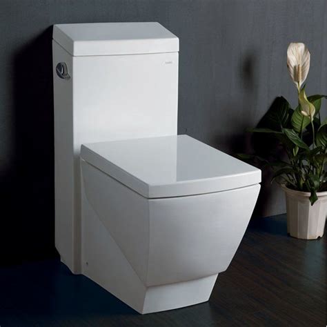 Apus Square 16 Gpf Elongated One Piece Toilet Modern Toilet One