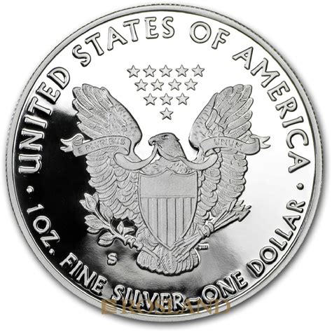 1 Unze Silbermünze American Eagle 2018 S Pp Box Zertifikat