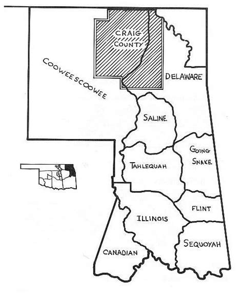 Cherokee Nation Map