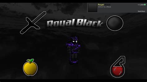 Royal Black 128x Mcpe Pvp Texture Pack Youtube