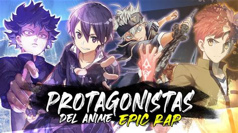 Protagonistas Del Anime Epic Rap Mob Kirito Asta And Shirou