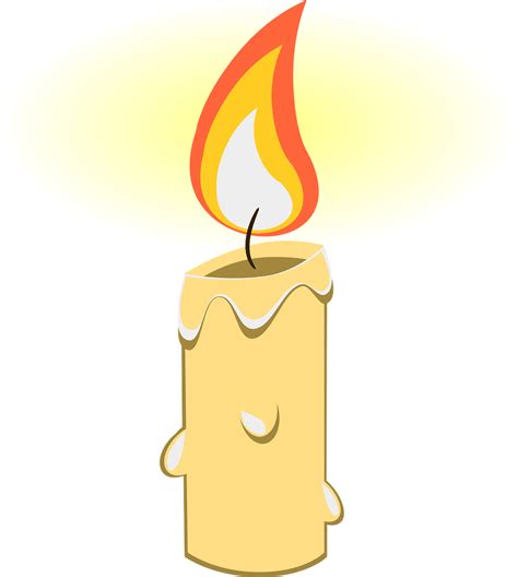 Download Melting Candle Clipart Candle Flame - Candle Clipart - HD Transparent PNG - NicePNG.com