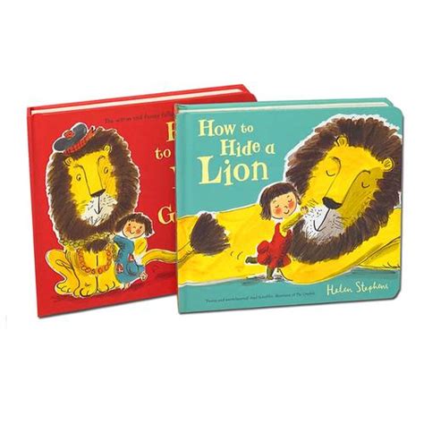 helen stephens collection 2 books set how to hide a lion how to hide