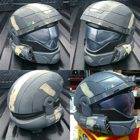 Wearable Odst Helmet Replica Casting By Dutch Props Paint By