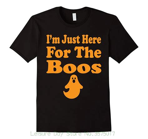 Cool Funny T Shirt Men High Quality Tees Halloween T Shirt Im Just Here