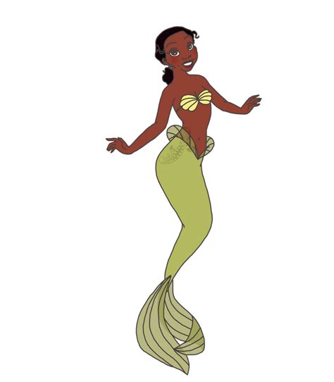 Mermay 2020 Disney Princess Mermaids 20 Tiana By Cheshirescalliart