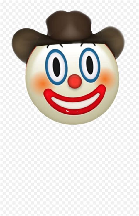 Clownbabe Emoji Clown Cowbabe Sticker They Always Ask Yeehaw But Never Hawyee Clownbabe Emoji