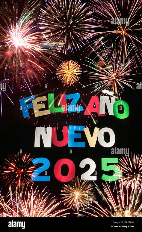 Feliz Ano Nuevo 2025 Stock Photo Alamy