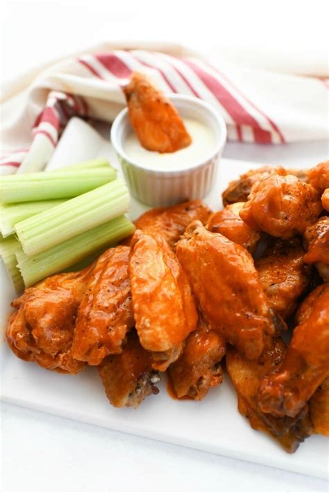 Crispy Oven Baked Buffalo Wings Sizzling Eats