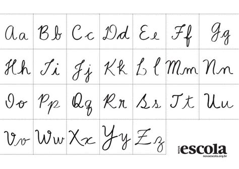 Abecedario En Letra Cursiva En Mayuscula Y Minuscula Imagui