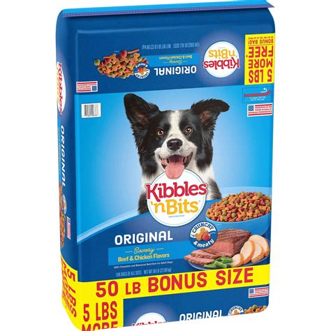 Kibbles N Bits Original Dry Dog Food Bonus Bag 50 Lb Dry Dog Food