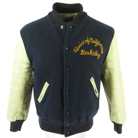 Vintage 60s Berkeley Varsity Letterman Jacket 40 University Of