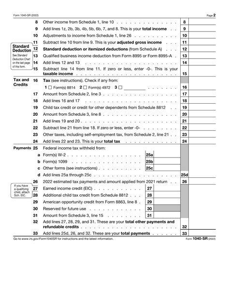 Irs Form 1040 Sr Download Fillable Pdf Or Fill Online Us Tax Return