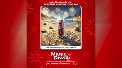 Coca Cola Sparks Diwali Celebrations With Personalised Ai Generated