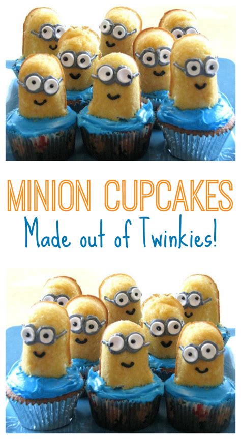 Minion Cupcakes Made With Twinkies An Easy Recipe For Kids