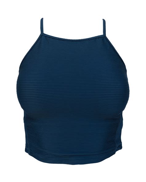 Textured Navy Midkini Nani Swimwear