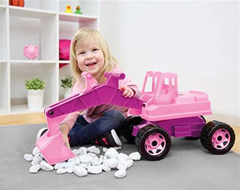 Lena Powerful Giants Toy Excavator Pink Truck Toy Vehicles