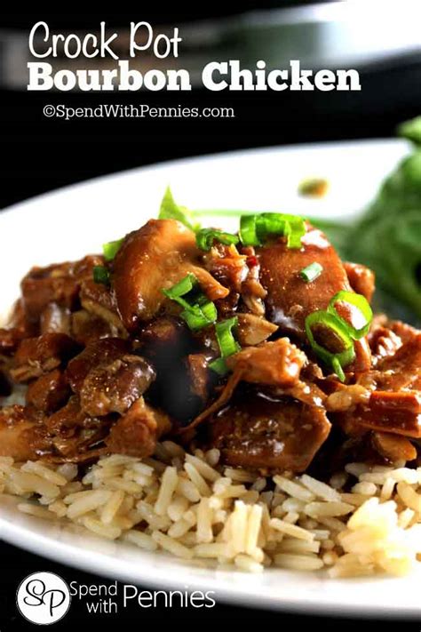 Pour this mixture on top of the chicken in the. Bourbon Chicken in the Crock Pot