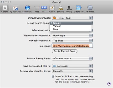 Launch the mail client in os x. How to change the default search engine in Safari - PC Advisor