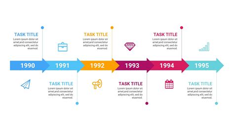 Six Steps Timeline Infographics Powerpoint Template Marketing Former