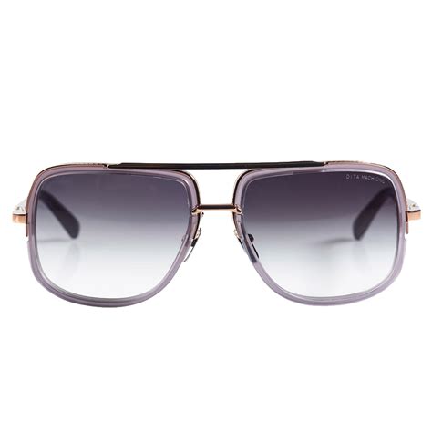 Dita Eyewear Drx 2030 Mach One Grey Rose Gold Sunglasses