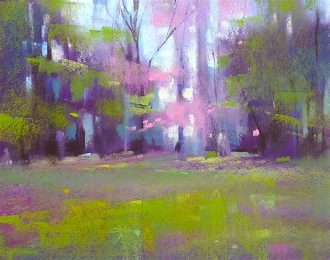 Painting My World Monday Pastel Demospring Landscape