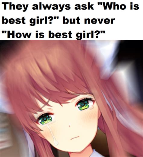 Guys Be A Bit More Considerate When Talking About Monika Please