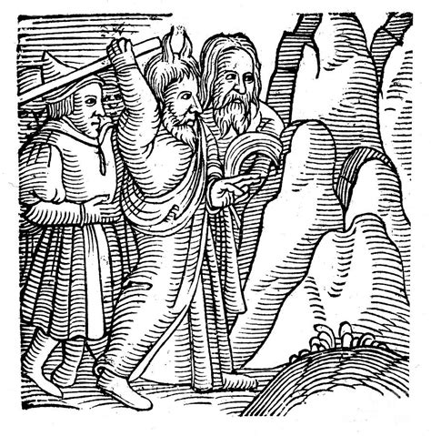 Moses Striking The Rock By Print Collector