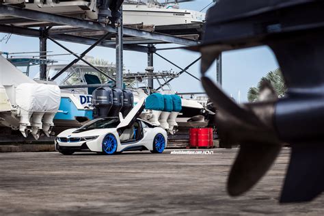 More photos download pictures in a single zip file. BMW i8 - ADV10R M.V2 SL Wheels - Polished Matte Peek-a-Blue Clear