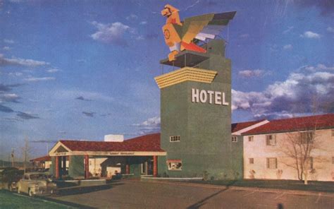 Vintage Postcard The New Thunderbird Hotel Desert Modern Comfort Las Vegas Nv United States