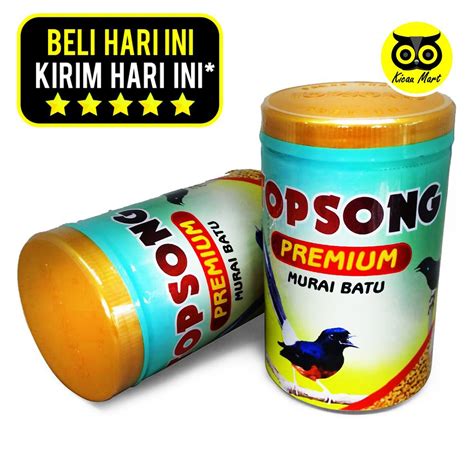 Jual Topsong Premium Murai Batu Pur Voer Top Song Coklat Pakan Burung