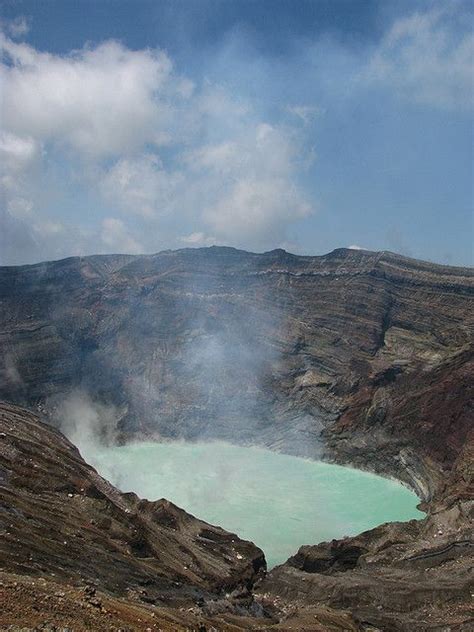 Mount Aso Is The Largest Active Volcano In Japan And Is Among The