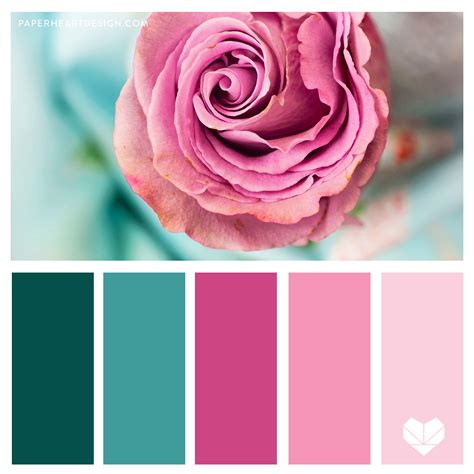 Color Palette Pretty In Pink — Paper Heart Design