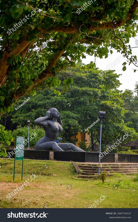 Yakshi Statue Malampuzha Garden Palakkad Kerala Stock Photo