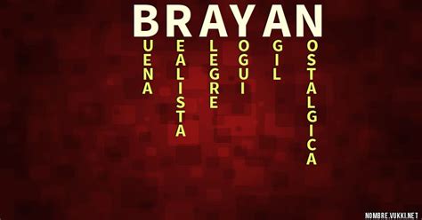 Qu Significa Brayan