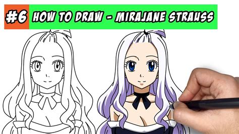 How To Draw Mirajane Strauss From Fairy Tail Easy Step By Step