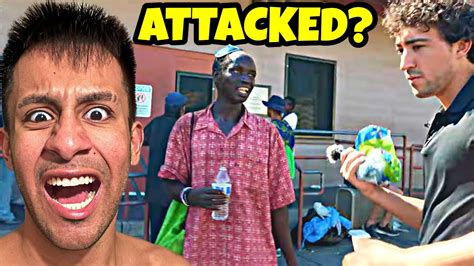 homeless crackhead attacks journalist youtube