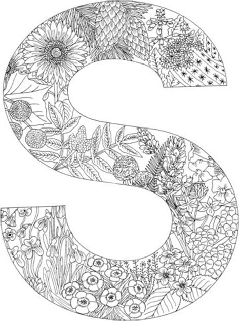 The theme of each letter is from our popular alphabet flash cards. Letter S with Plants coloring page from English Alphabet ...