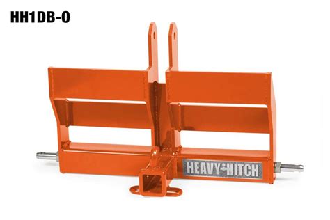 Category 1 3 Point Hitch Receiver Drawbar With Dual Weight Bracket
