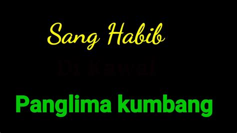 Banyu wulung, dwi candra n candra wulung. Panglima kumbang kawal habib Bahar bebas - YouTube