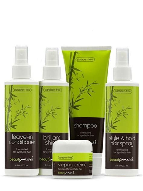 Then, gently lather the hair with a capful of jon renau synthetic wig shampoo while making sure. 5 Piece Care System for Synthetic Hair by BeautiMark ...