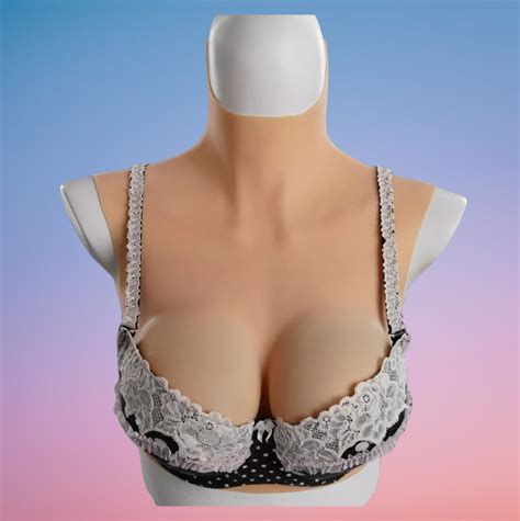 realistic silicone breast form bra transgender fake boobs etsy