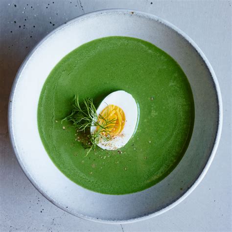 The ingredients for this chinese spinach soup are all simple and humble and yet when combined together, they produce a very flavorful and comforting. Creamy Spinach Soup with Dill Recipe - Magnus Nilsson ...