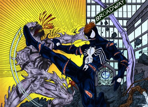 Spider Man Vs Anti Venom By Pascal Verhoef On Deviantart