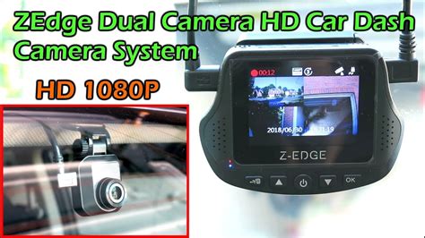 Z Edge S3 Dual Front Rear Car Dash Camera Review And Install Youtube