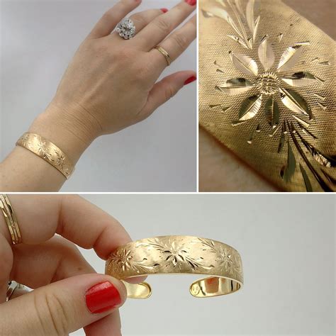 600 grams of nuts of choice ** (see note below) *in th. Mid-Century Italian 18k Cuff Bracelet | Cuff bracelet, Cuff, Italian gold