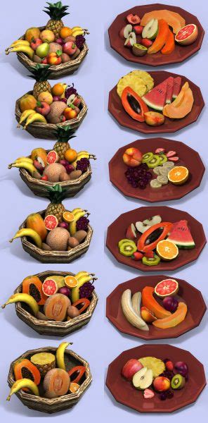 Fruit Basket Custom Food By Exnem Liquid Sims
